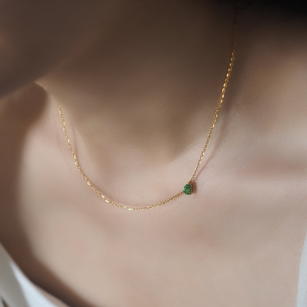 Kinsley Pear Cut Necklace