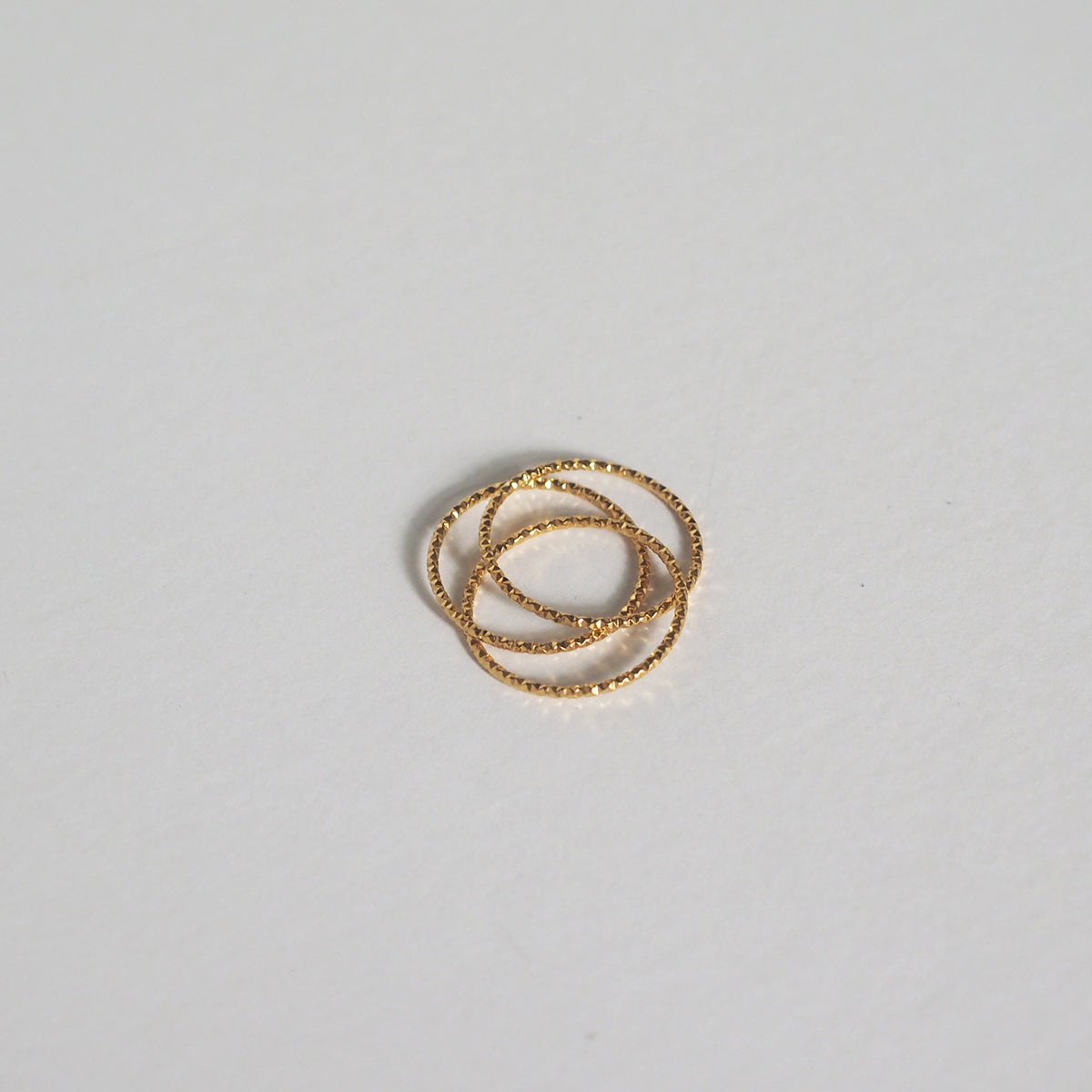 Delaney Layered Embossed Ring