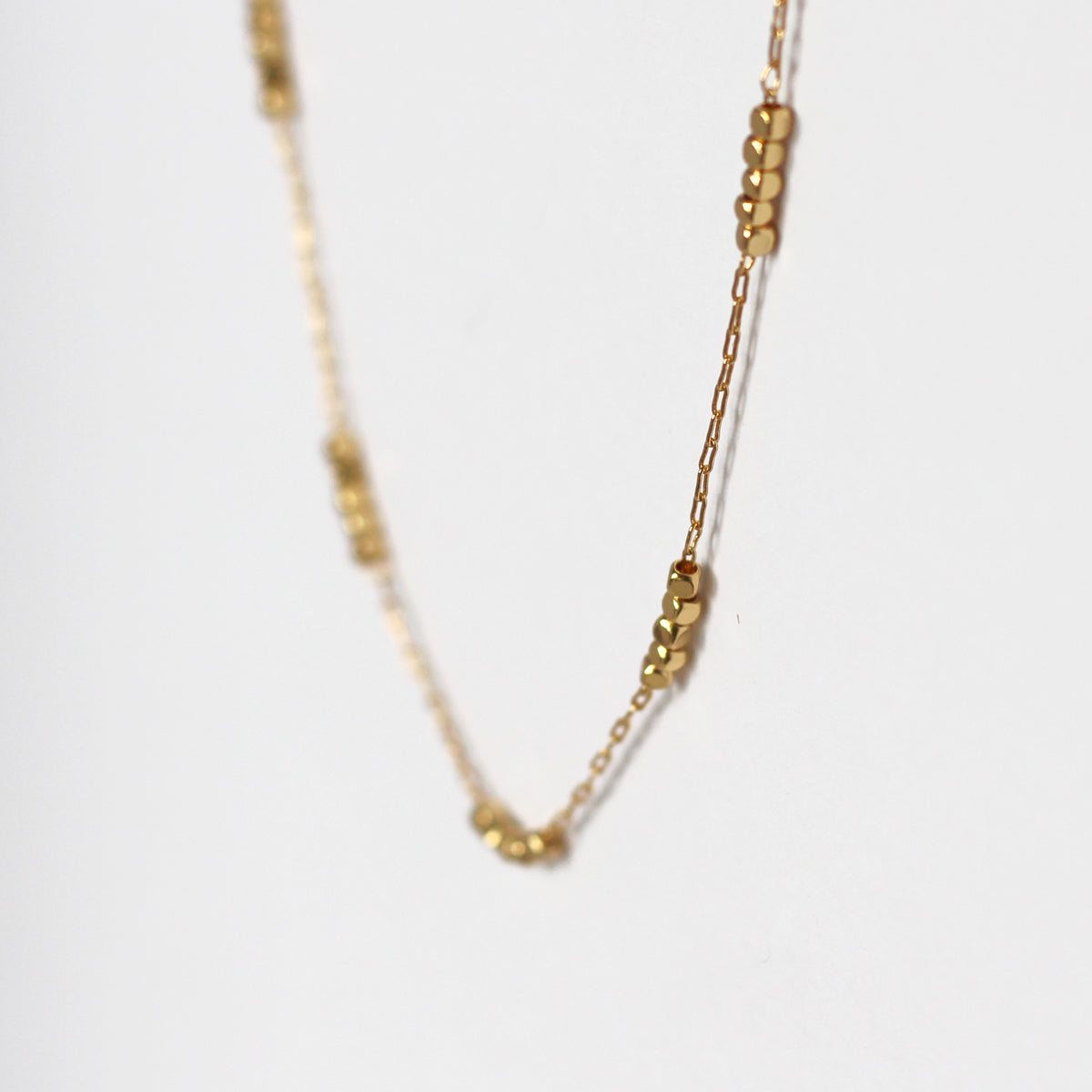 Lorryn Cube Chain Necklace - éclater jewellery