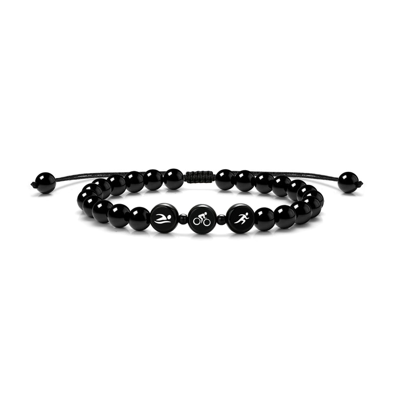 TRIATHLON BLACK ID BRACELET