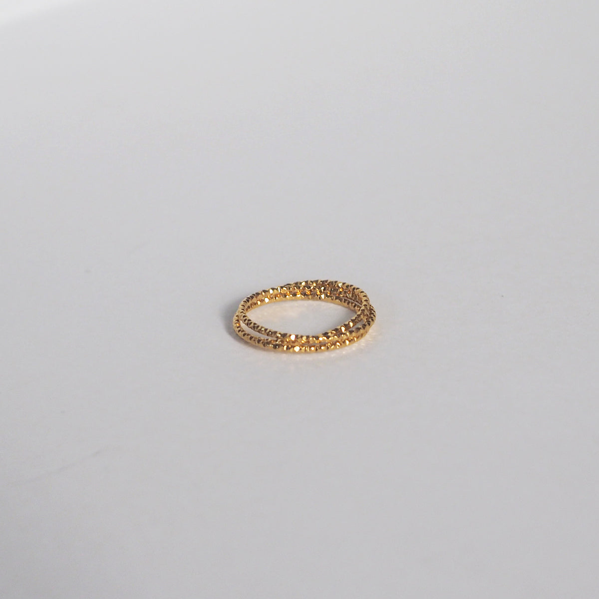 Delaney Layered Embossed Ring