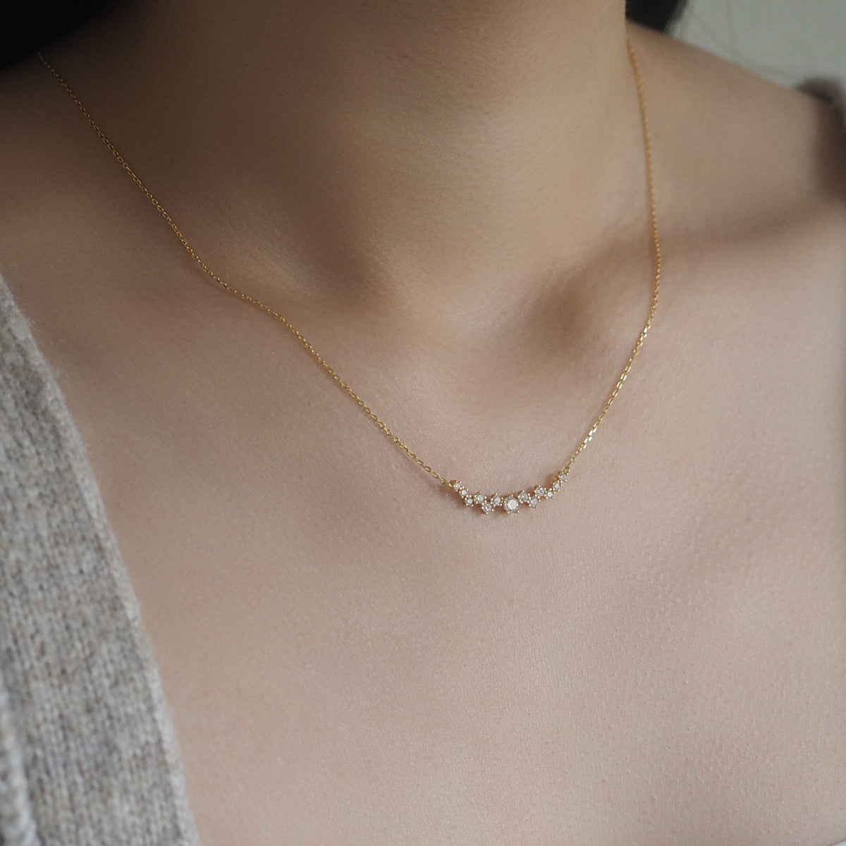 Belvia Cubic Zirconia Necklace - éclater jewellery
