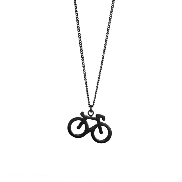 Black Bike Necklace - éclater jewellery
