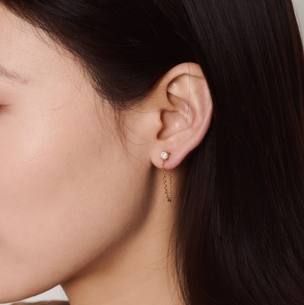 Celesse Drop Chain Earrings