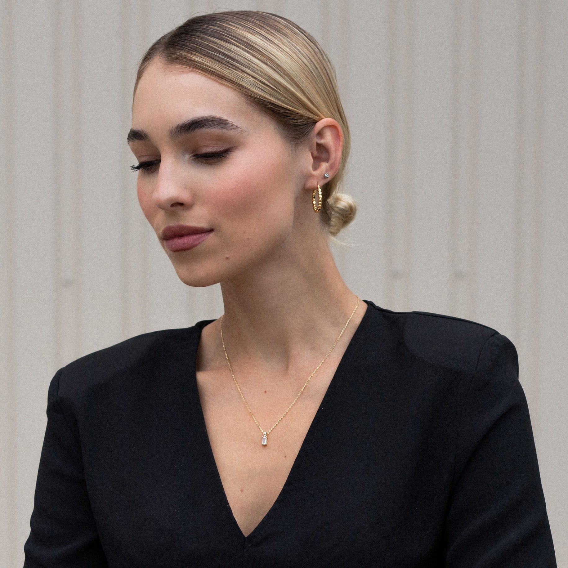 Sabe Beads Hoop Earrings
