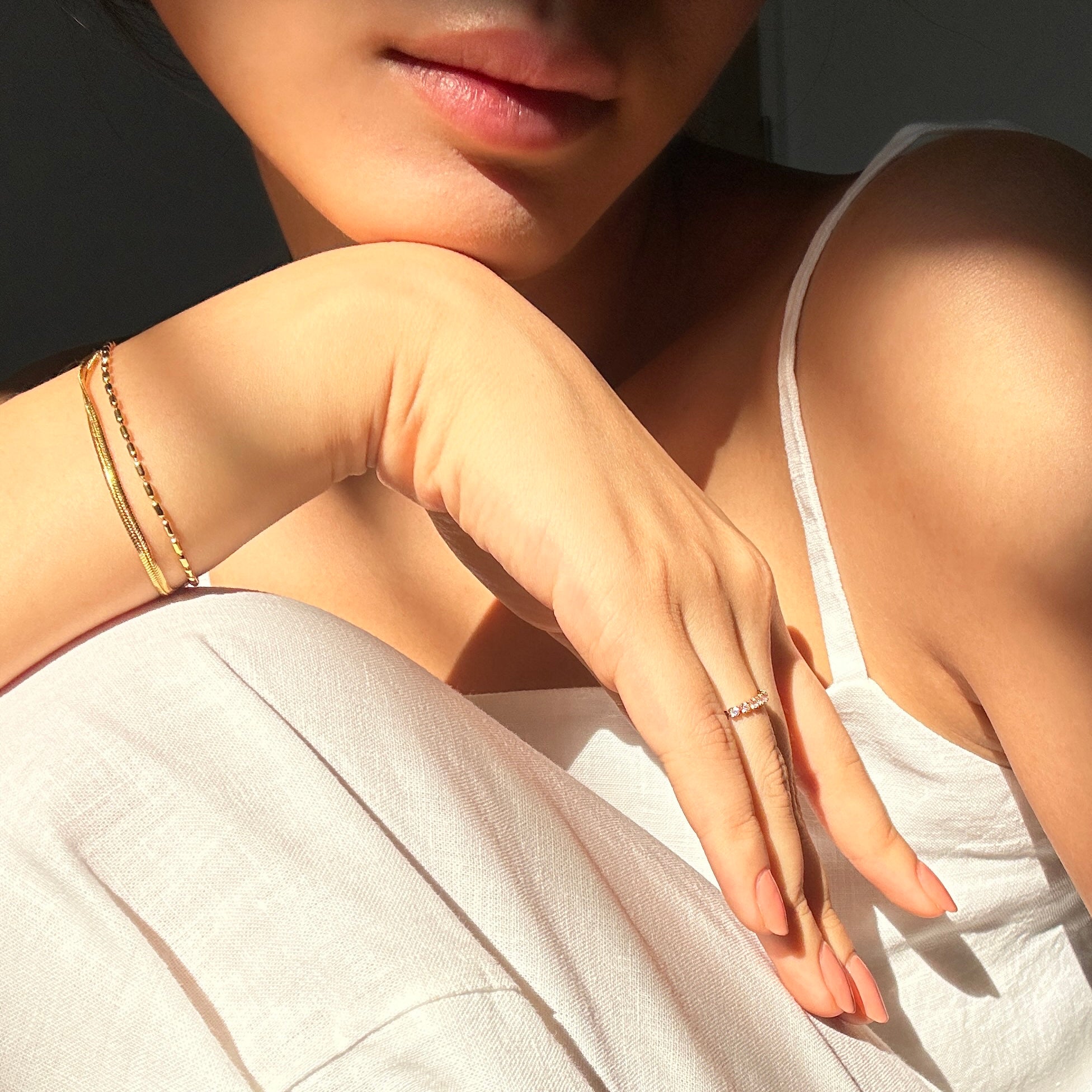 Marjie Double Chain Bracelet