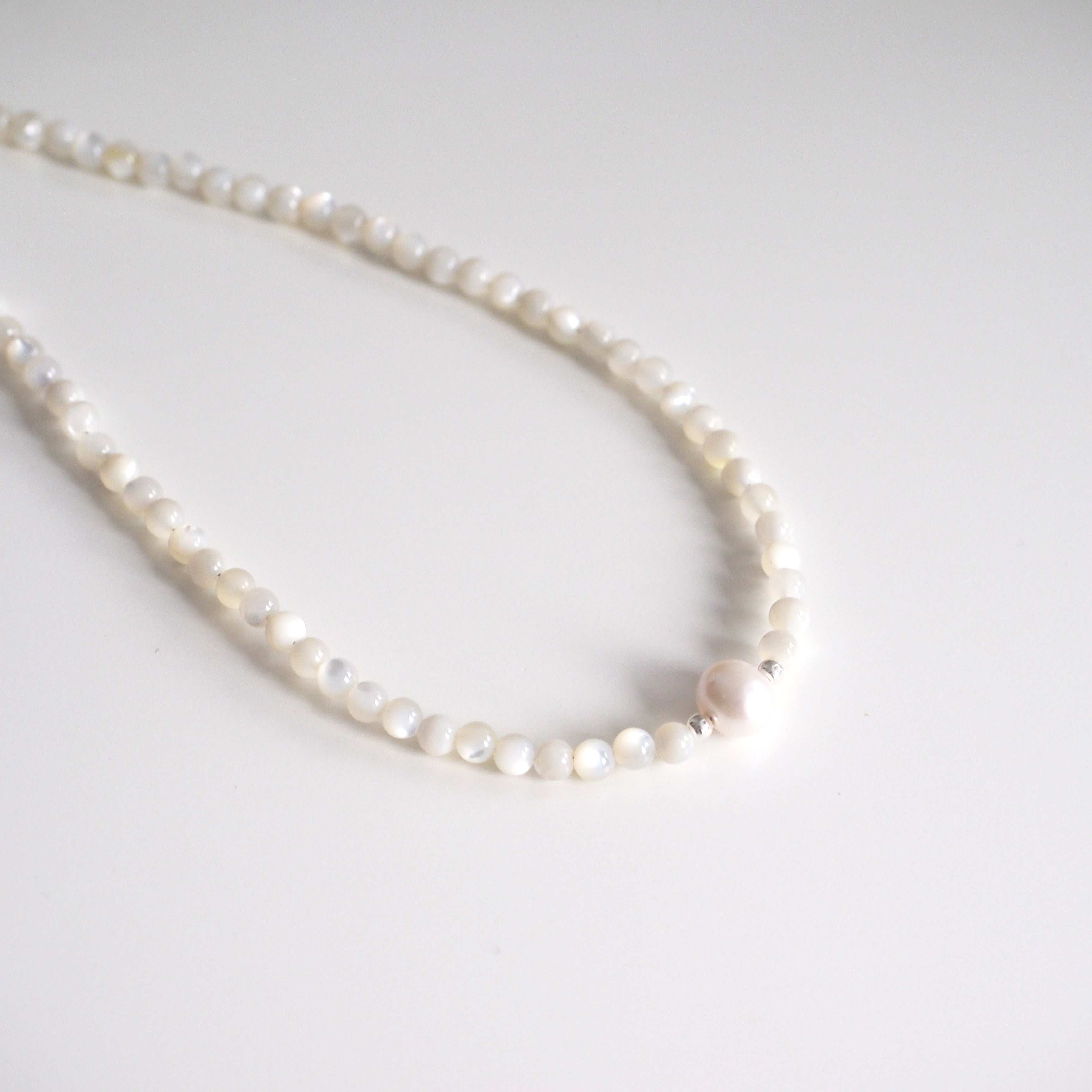 Sage Pearl Necklace
