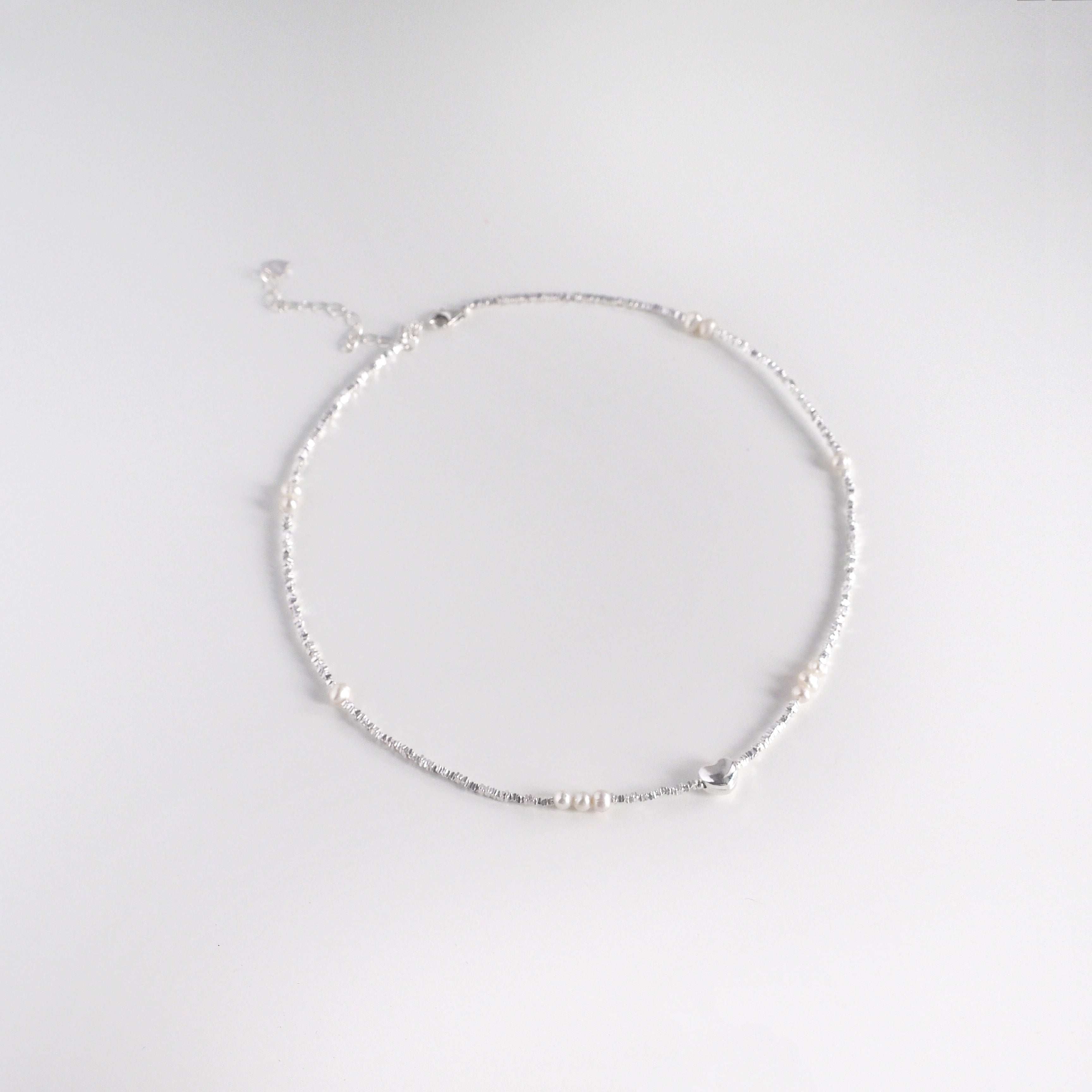 Reagan Heart with Pearls Necklace