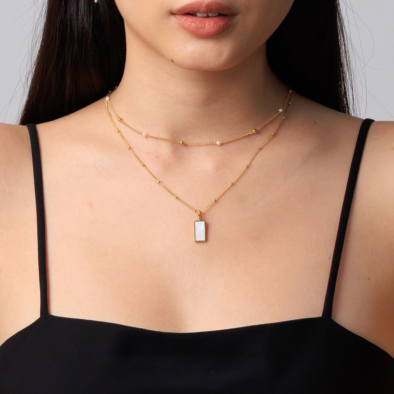 Symone Pearls Balls Necklace