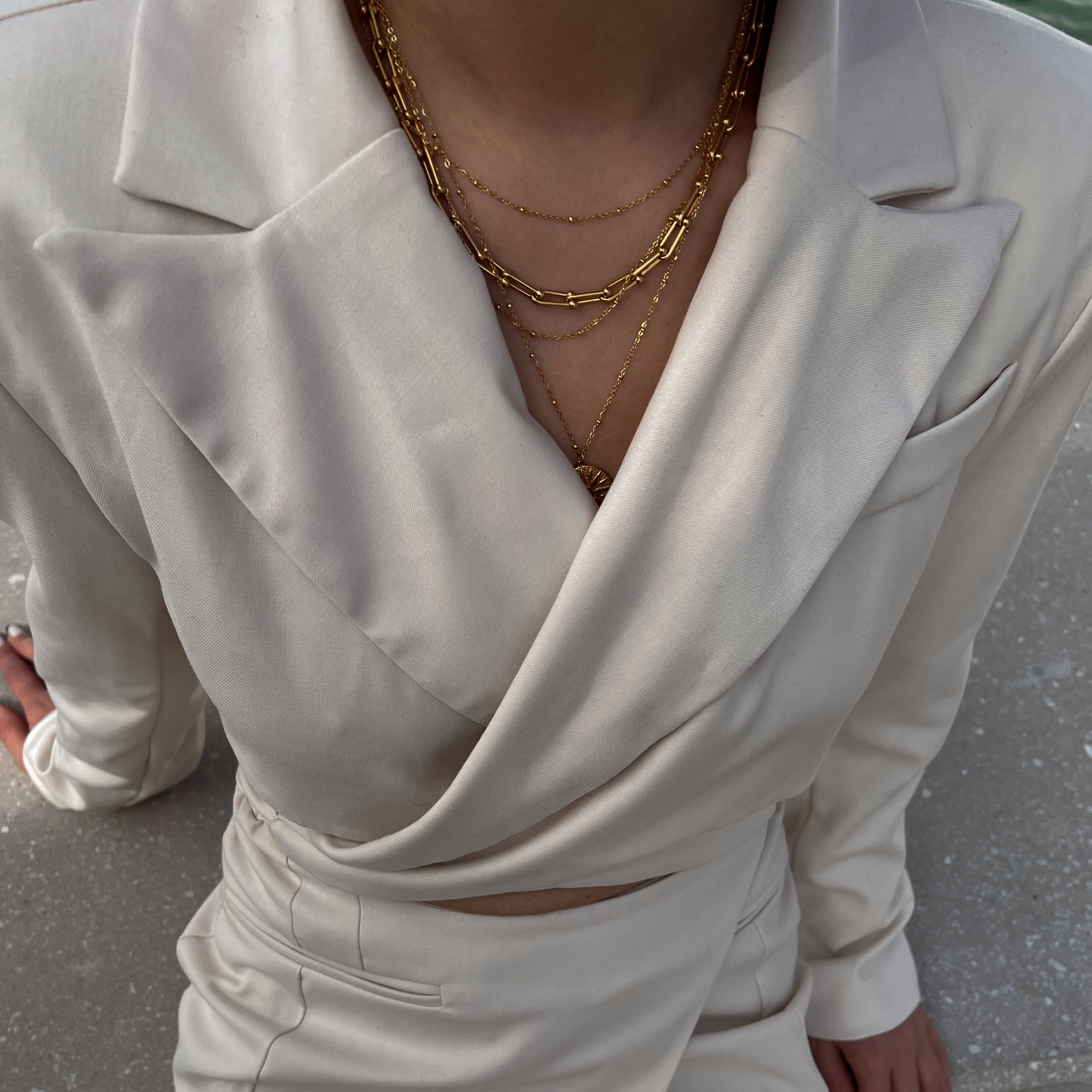 Horseshoe Chain Necklace - éclater jewellery