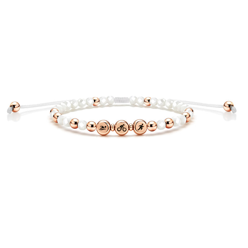 TRIATHLON WHITE ID BRACELET