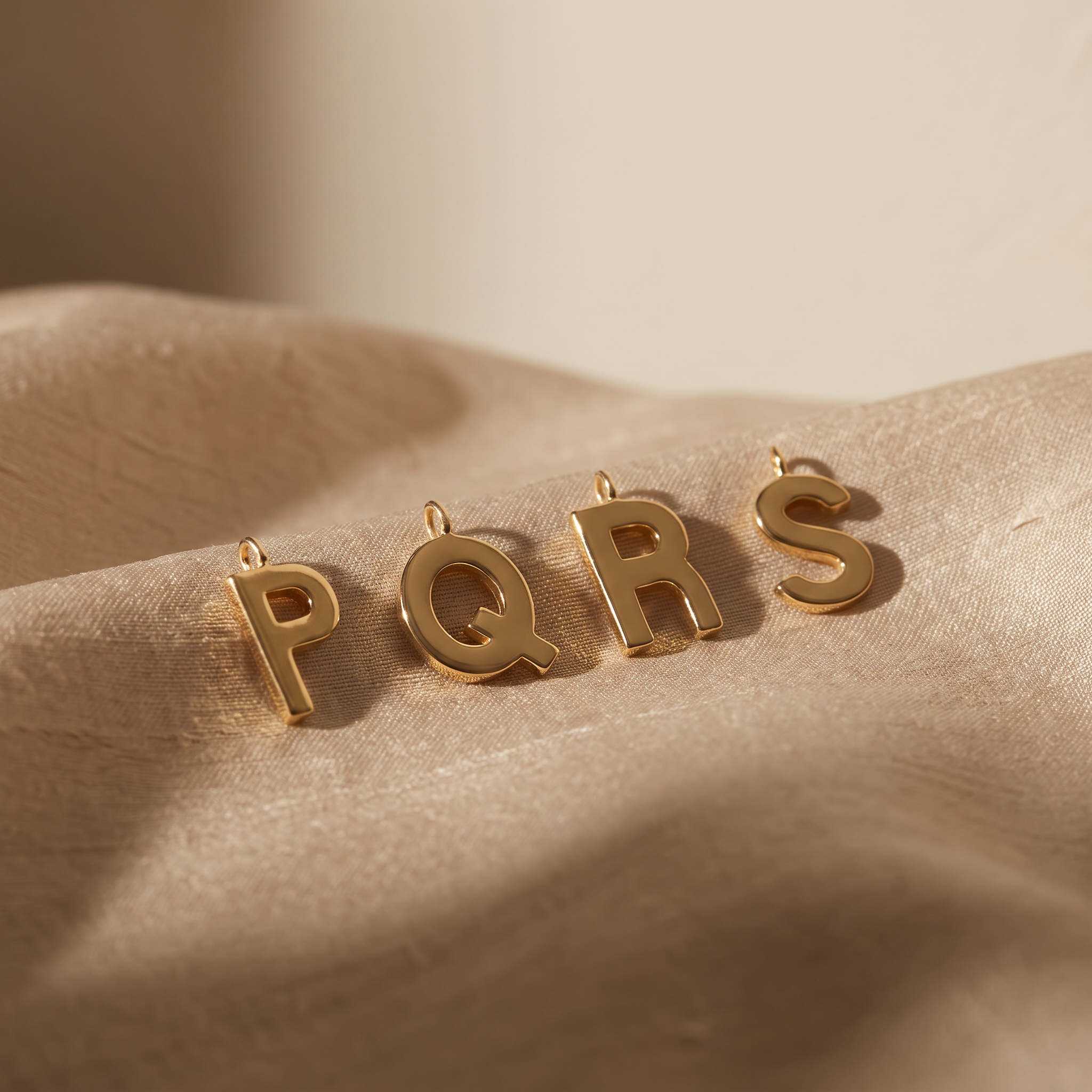 Alphabet Pendant Charm