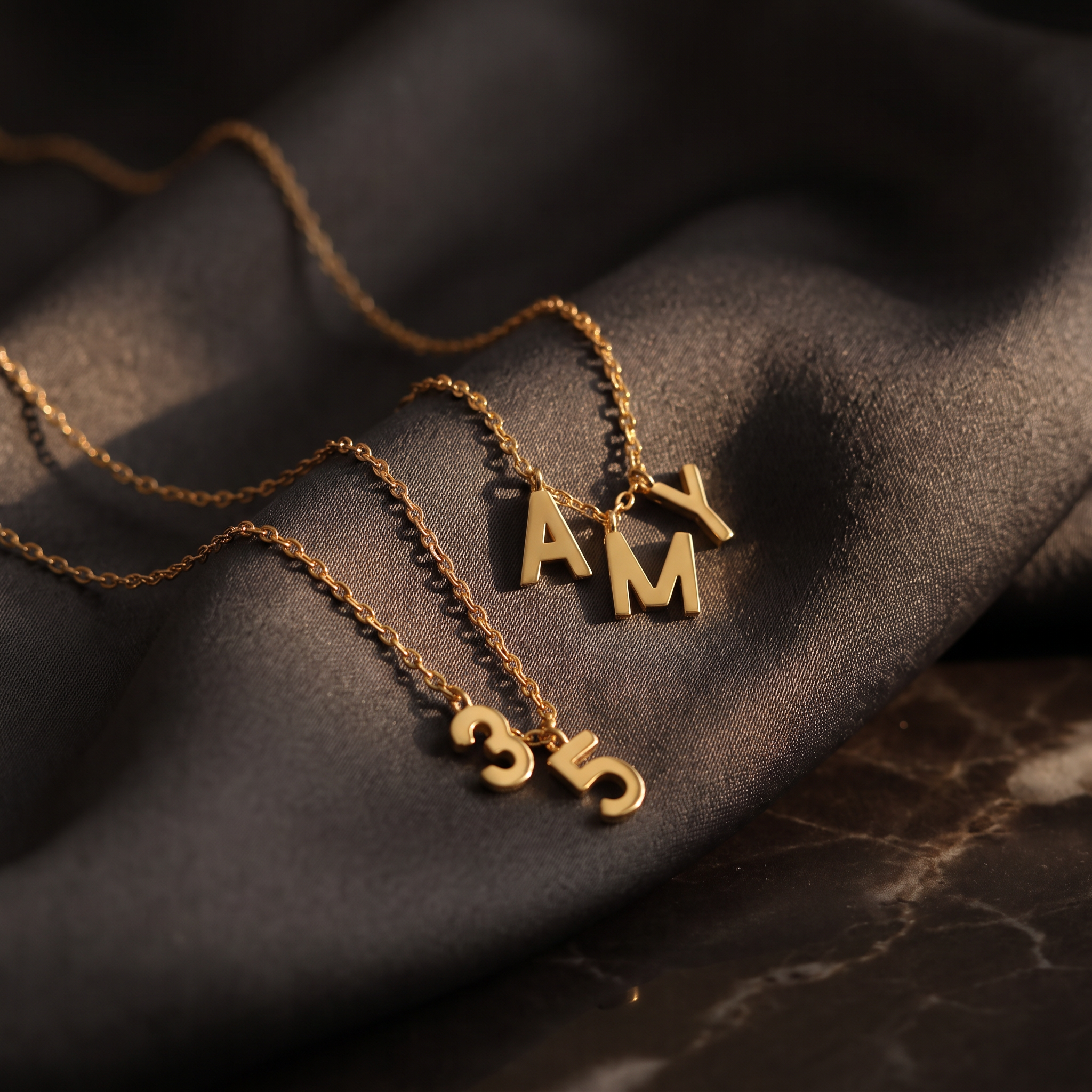 Number Pendant Charm