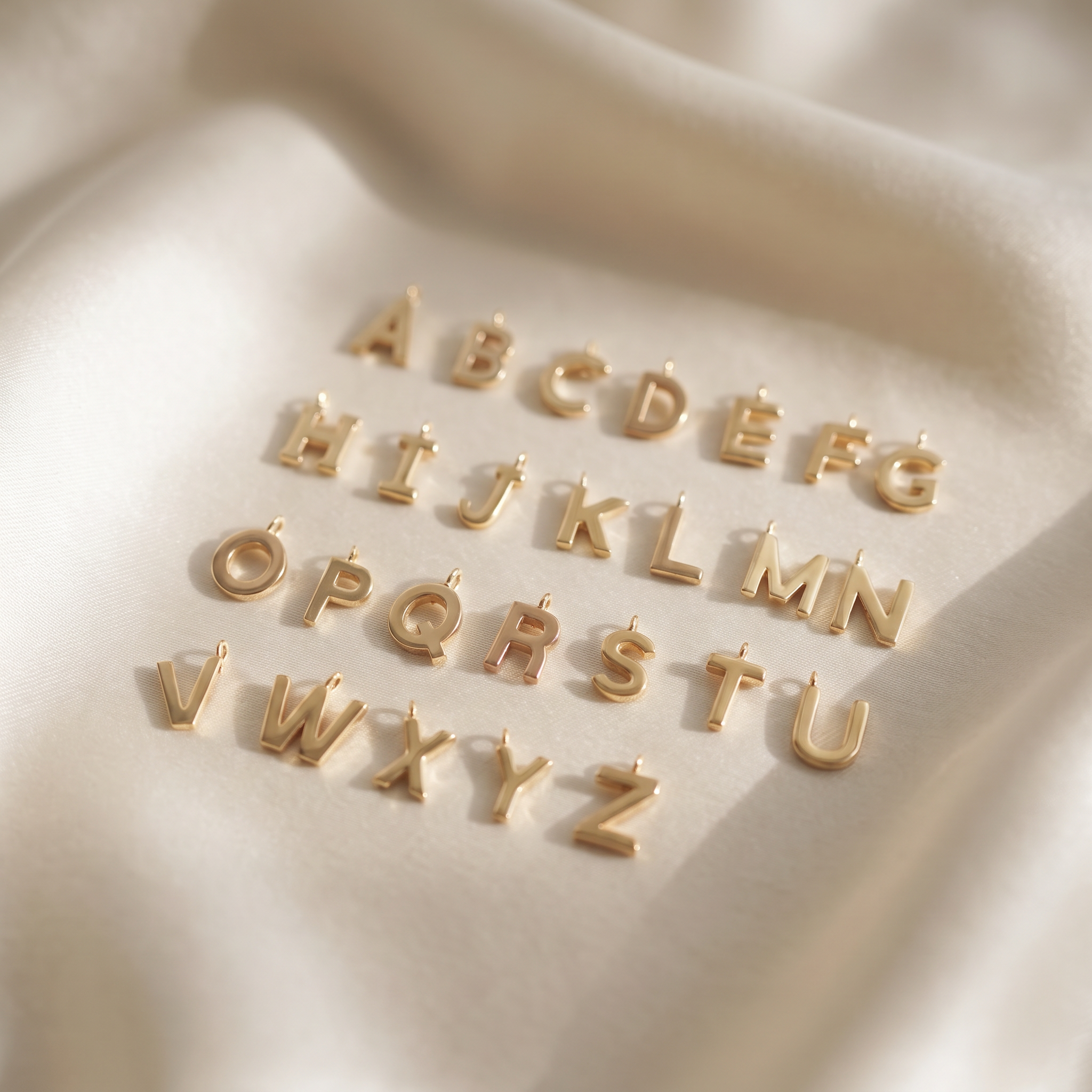 Alphabet Pendant Charm