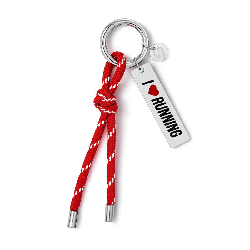 I LOVE RUNNING KEYCHAIN