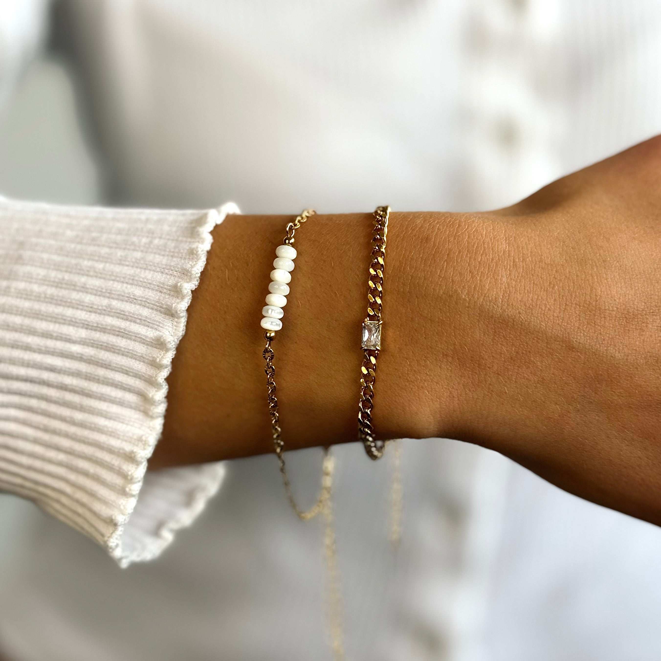 Everly Square Cubic Zirconia Bracelet