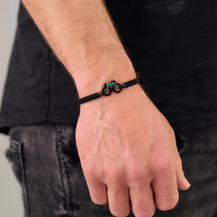 Mint Bike Braided Bracelet - éclater jewellery