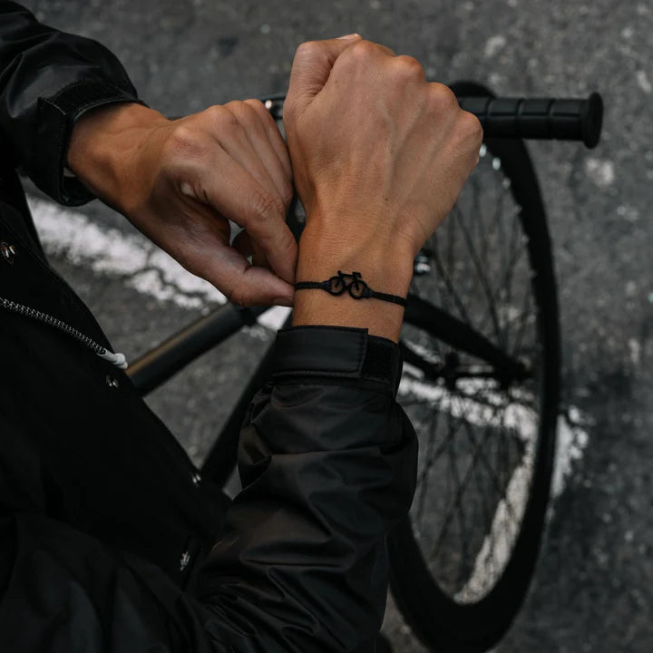 Black Bike Bracelet - éclater jewellery