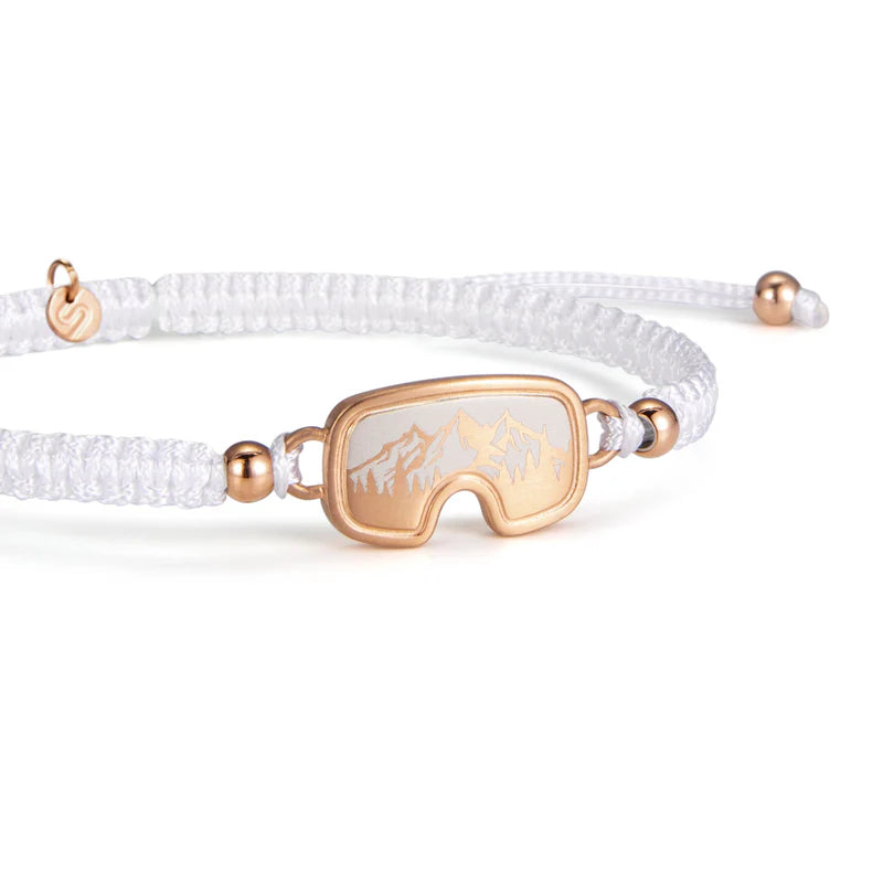 Rose Adventure Snow Goggle Braided Bracelet