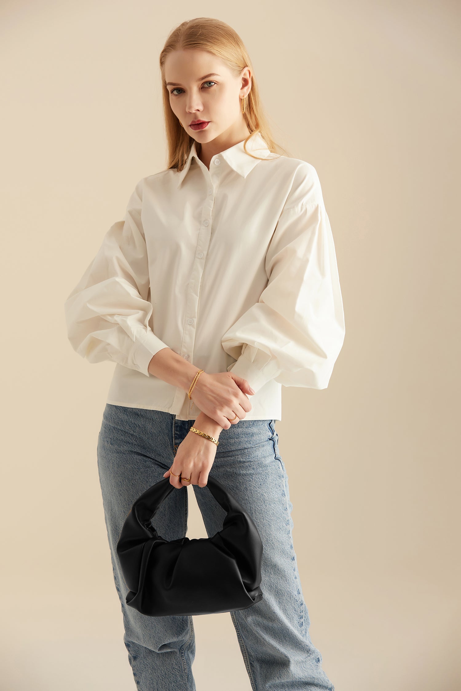 Jodie Handle Bag - Black - éclater jewellery