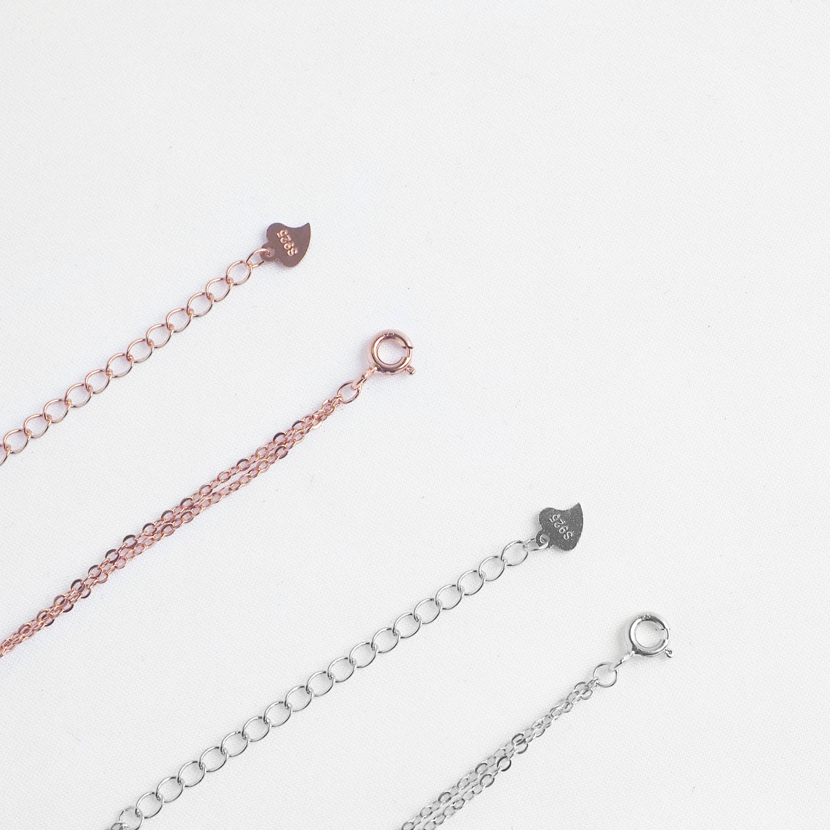 Maelle Double Chain Hoop Necklace