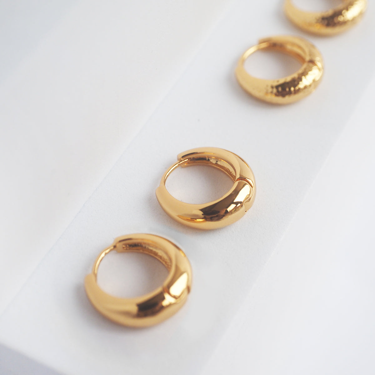 Smooth Hoop Earrings