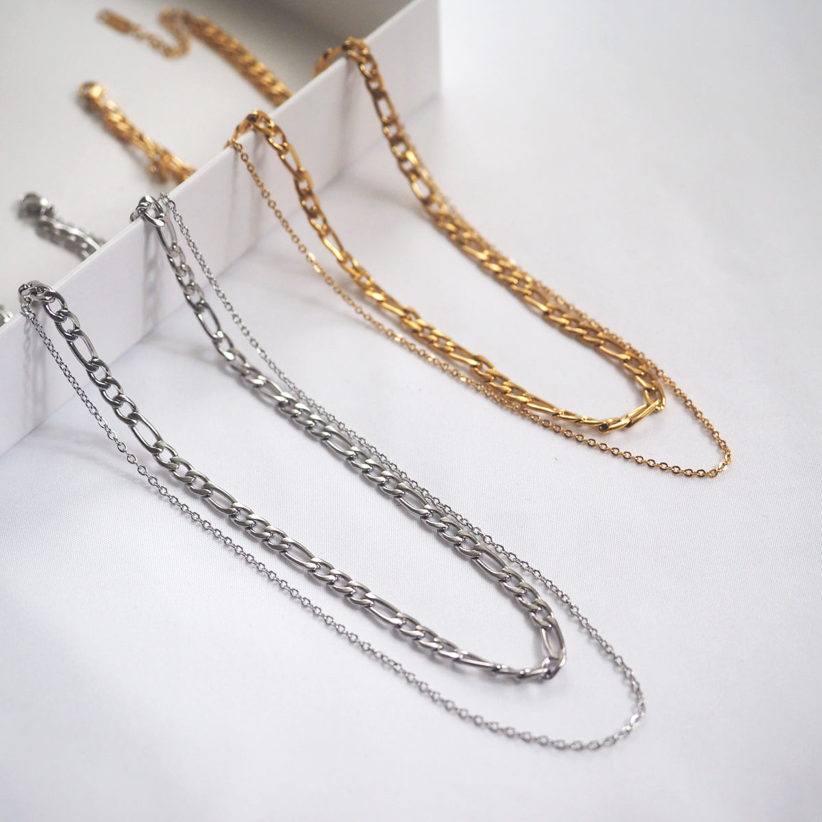 Roux Double Chain Necklace - éclater jewellery