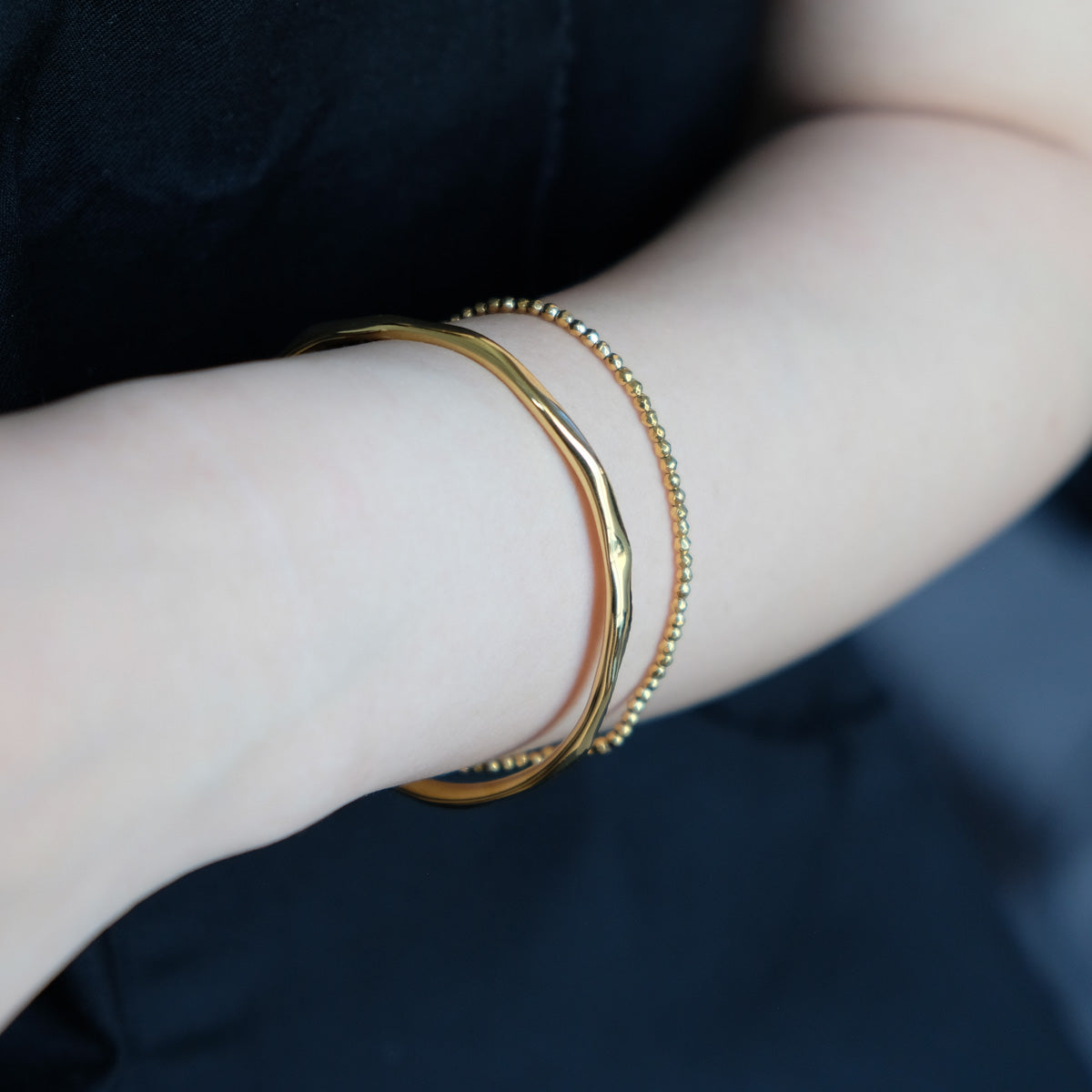 Mae Gold Bead Bracelet - éclater jewellery
