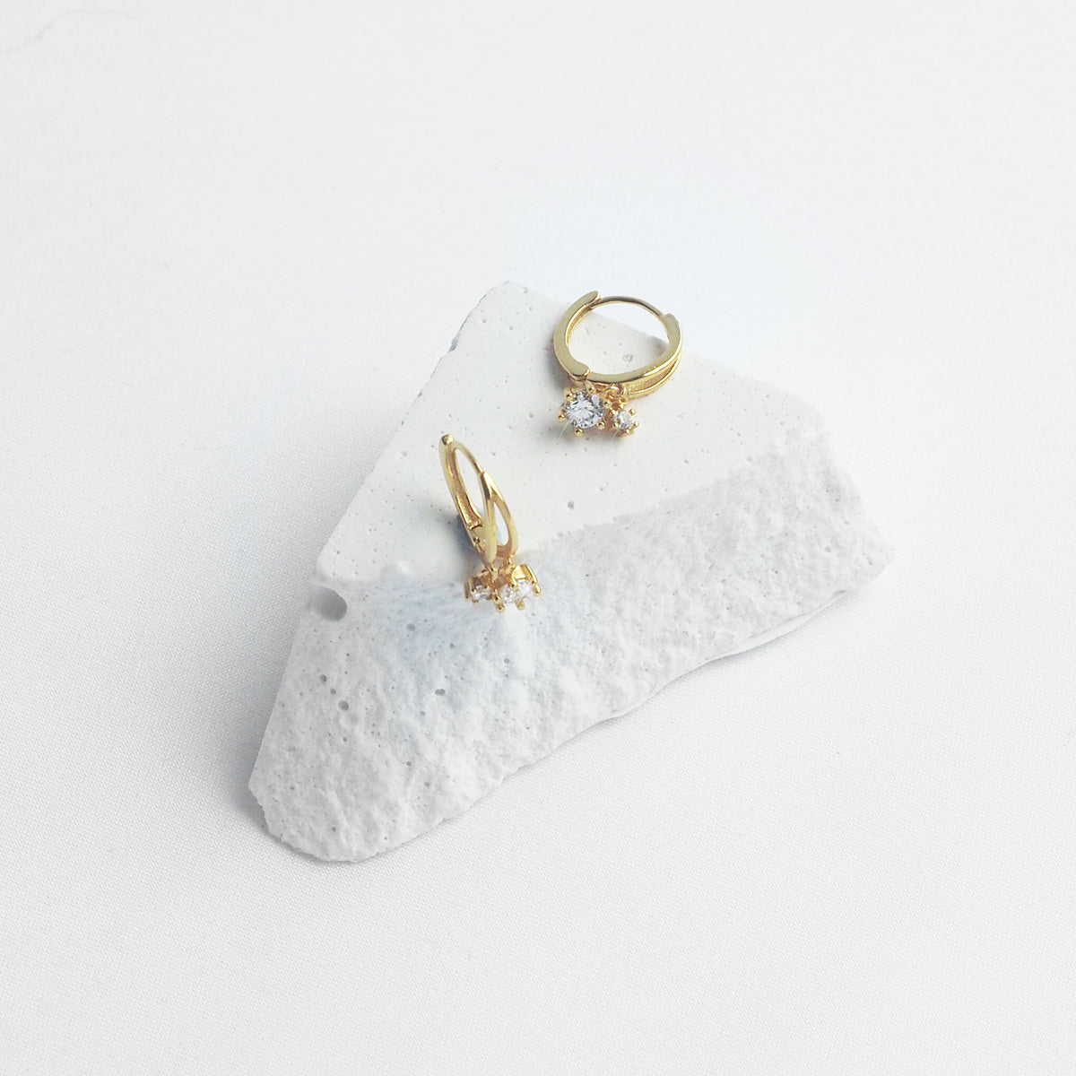 Lori Cubic Zironia Hoop Earrings - éclater jewellery