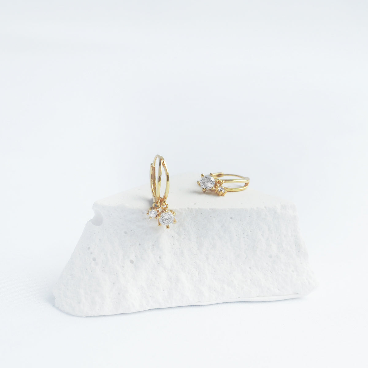 Lori Cubic Zironia Hoop Earrings