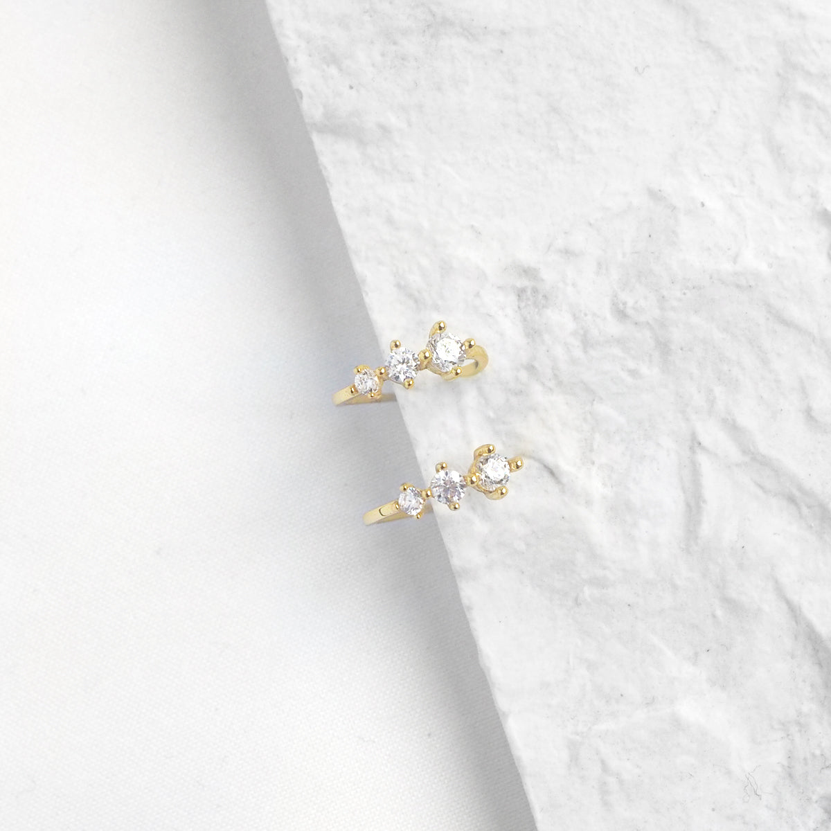 Lors Cubic Zirconia Hoop Earrings