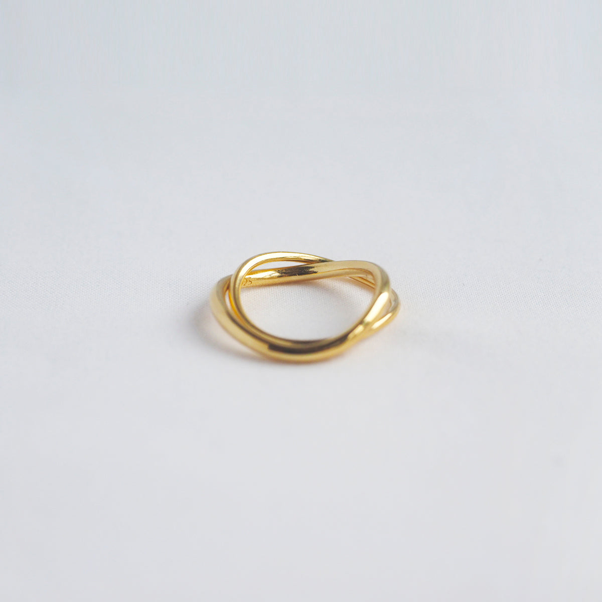 Isaure Double Hoop Ring