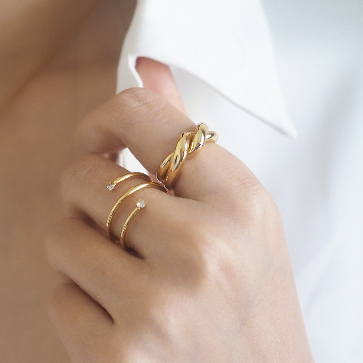 Svea Double Band Ring - éclater jewellery