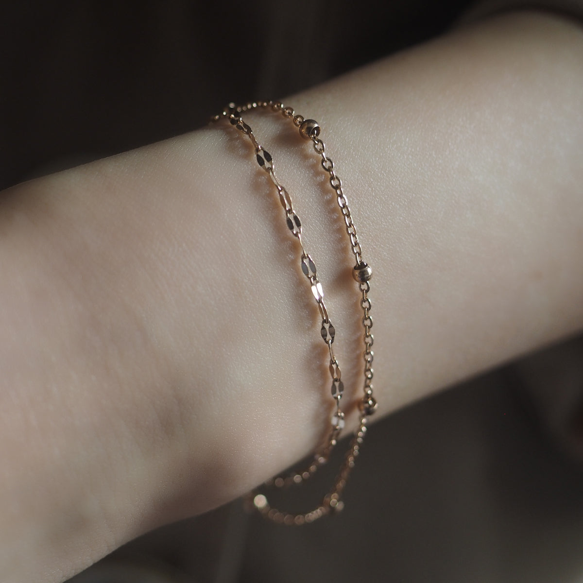 Ynez Double Chain Bracelet - éclater jewellery