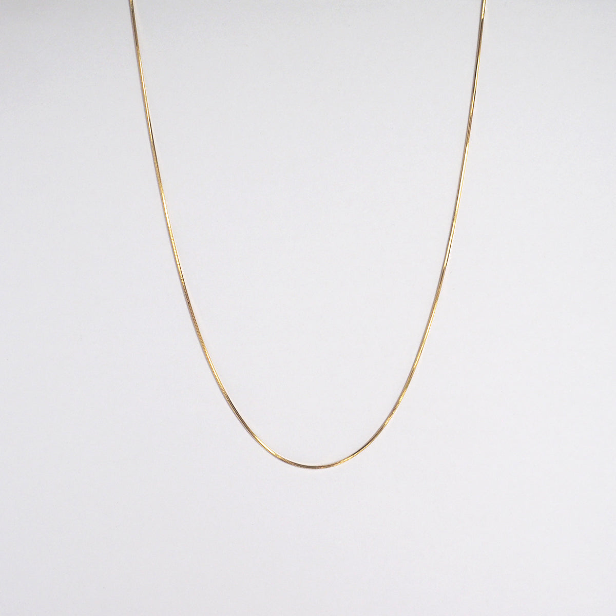 Fine Herringbone Chain Necklace
