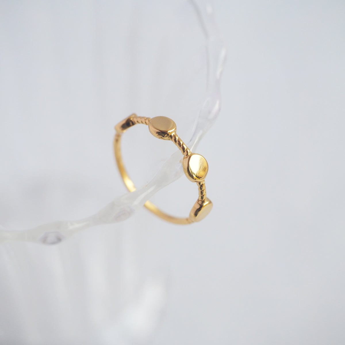 Coco Gold Disc Ring