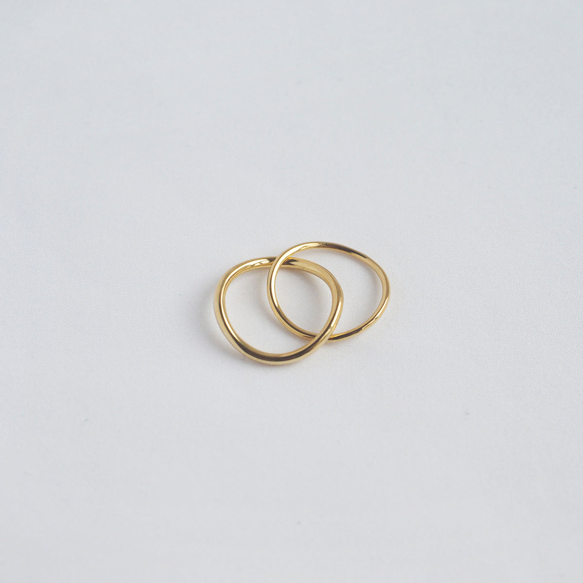 Isaure Double Hoop Ring