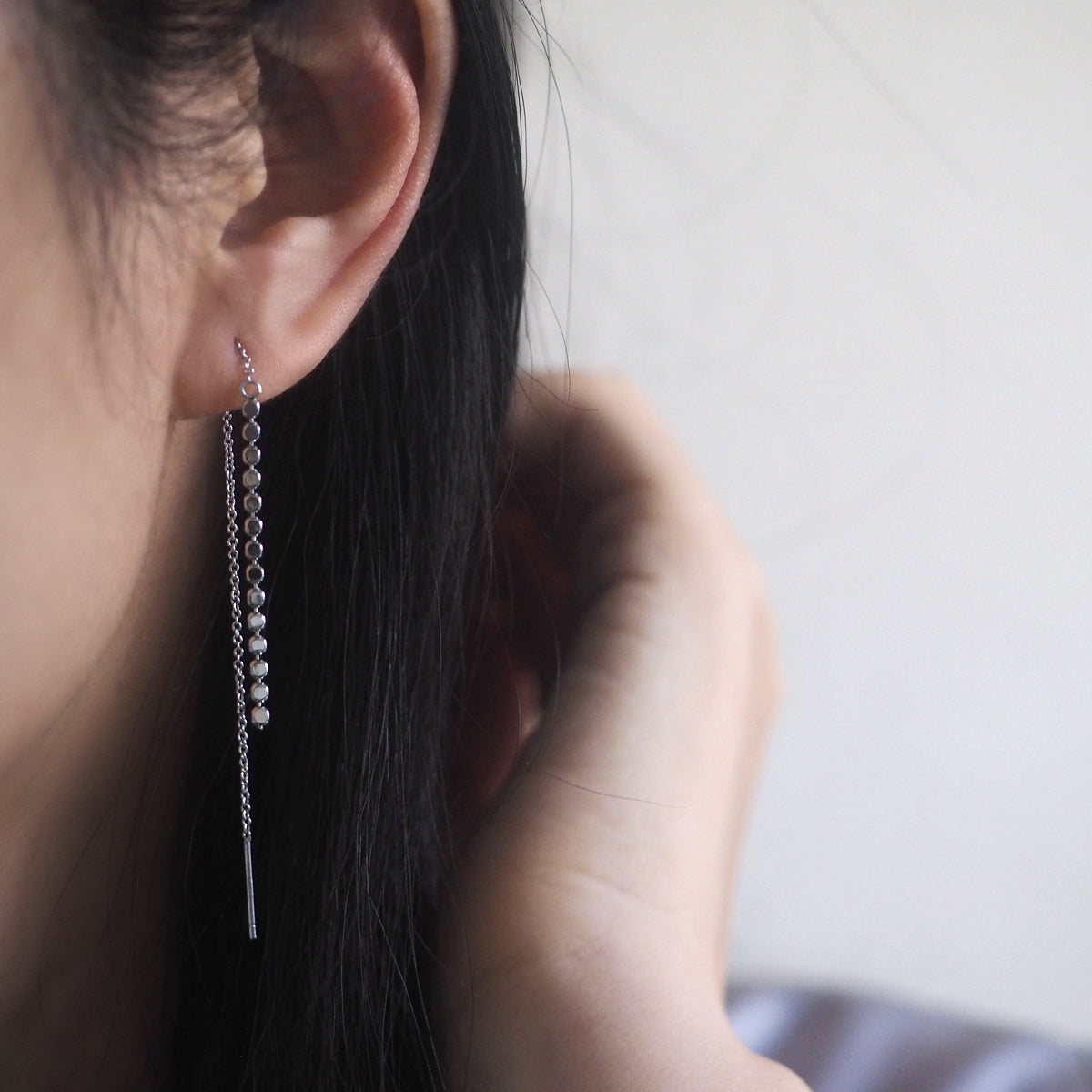 Maiya Little Disc Drop Earrings