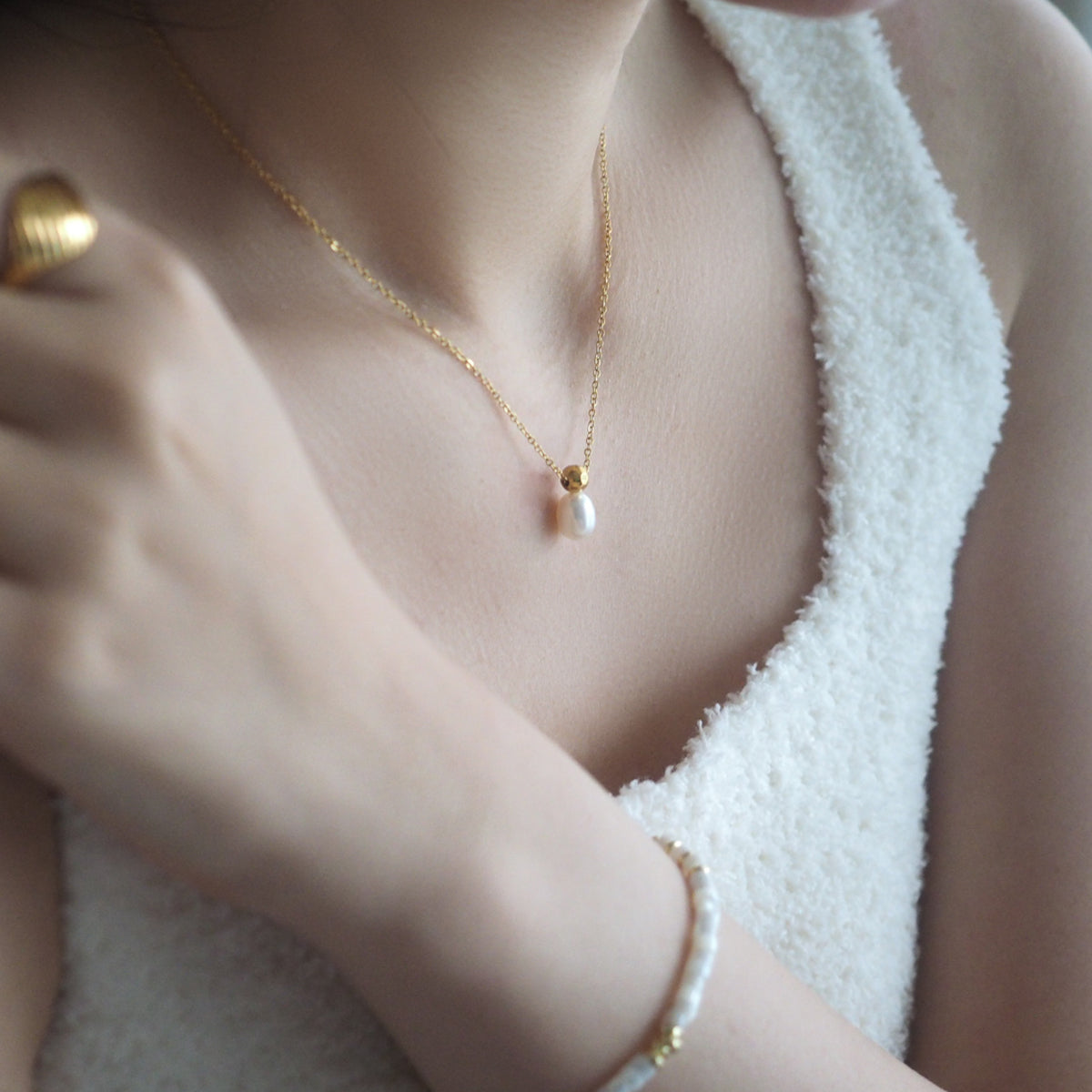 Ziva Pearl Necklace - éclater jewellery
