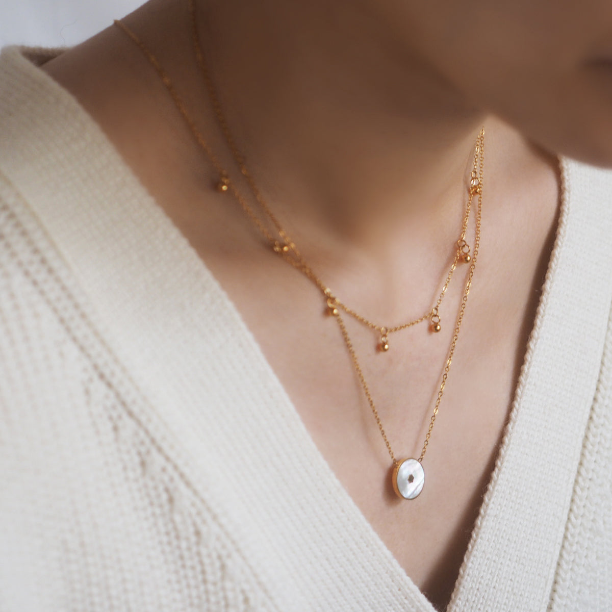 Albi Drop Balls Necklace - éclater jewellery