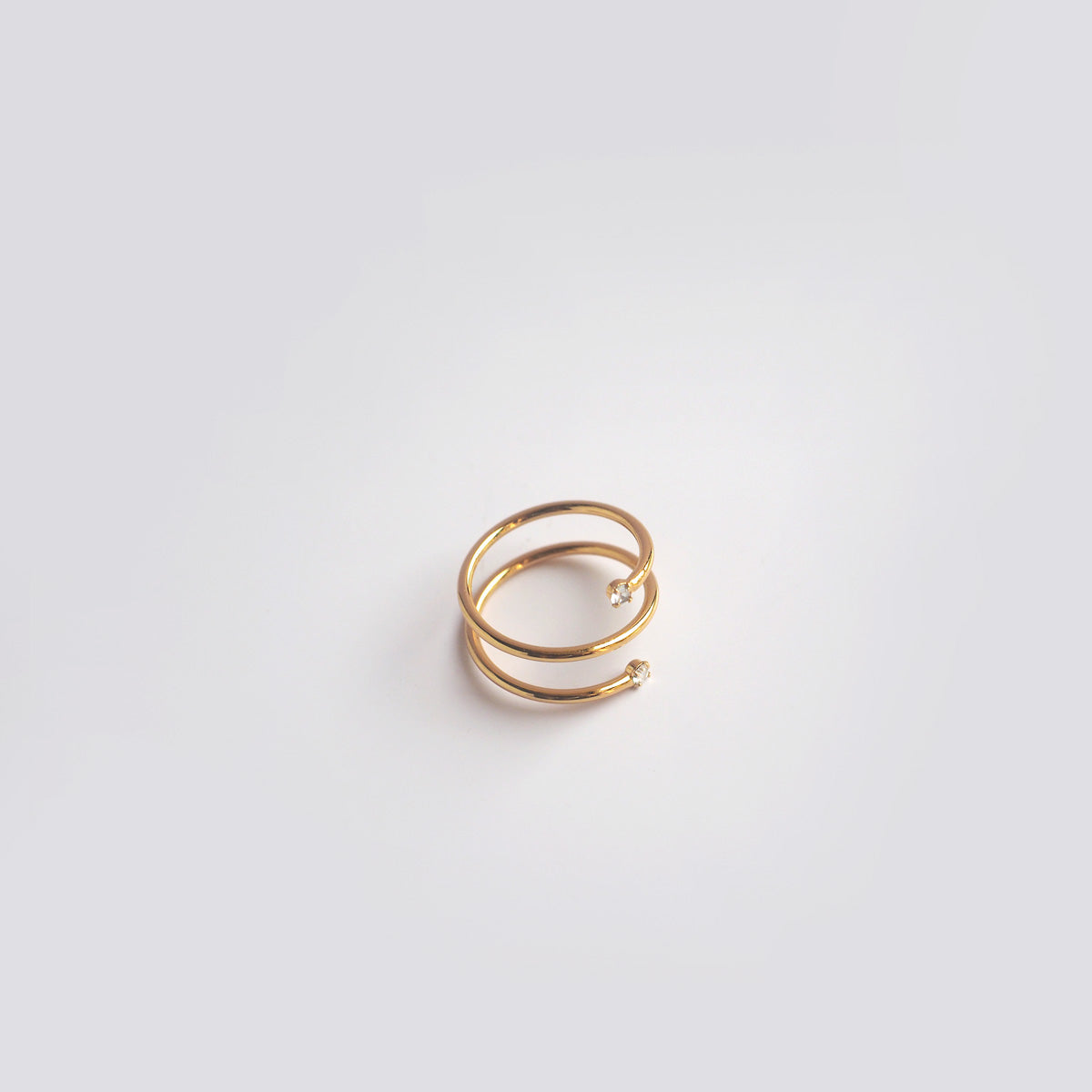 Elof Spring Cubic Zirconia Ring