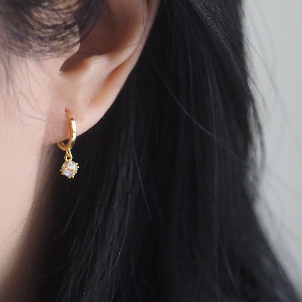 Cordni Cubic Zirconia Ball Earrings