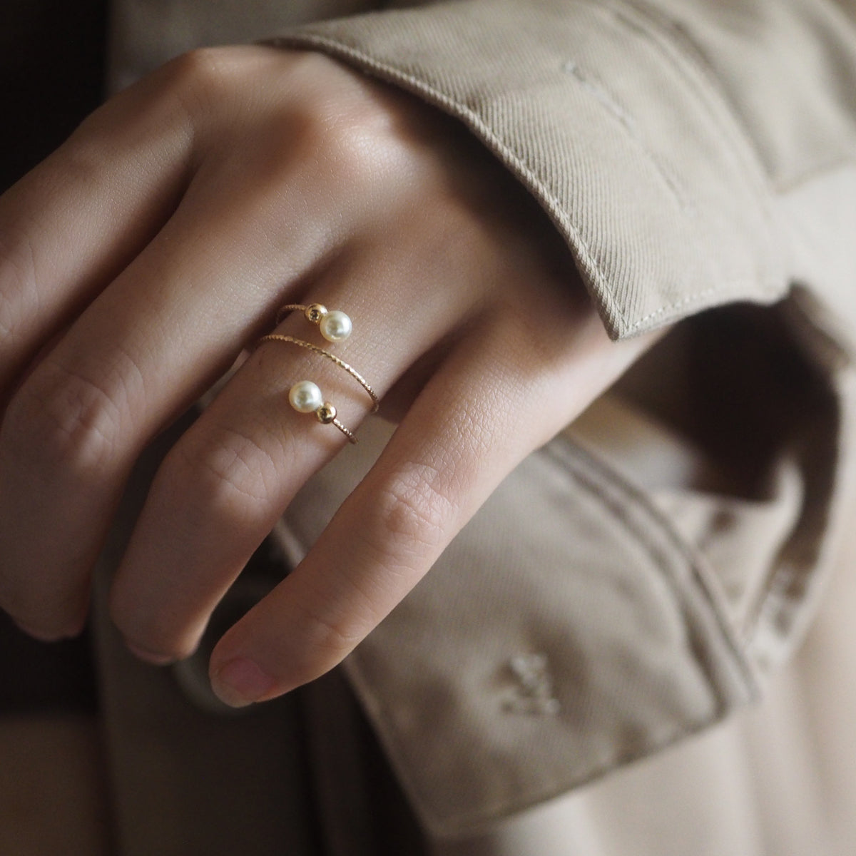 Dion Pearls Ring