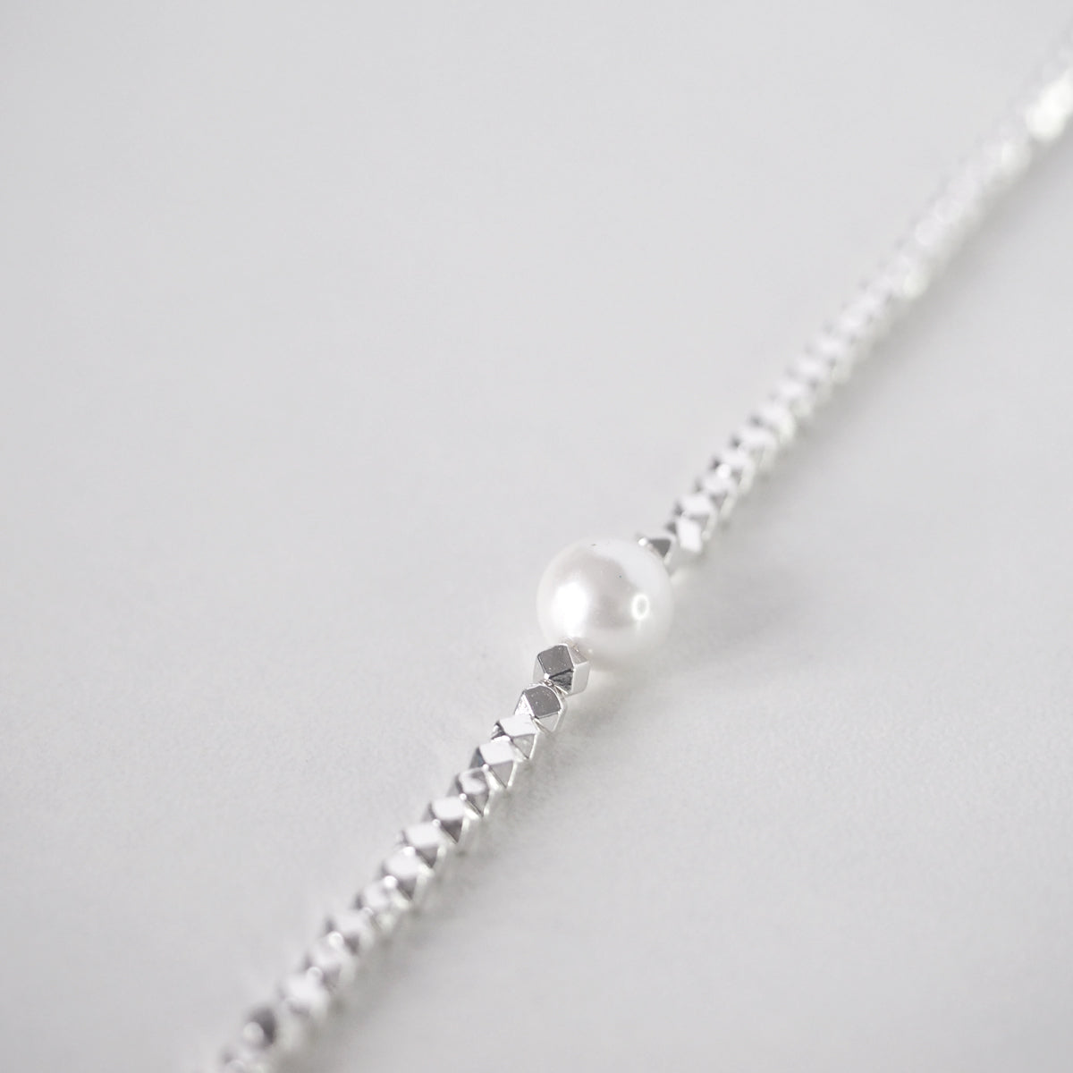 Tisha Pearl Gravel Bracelet