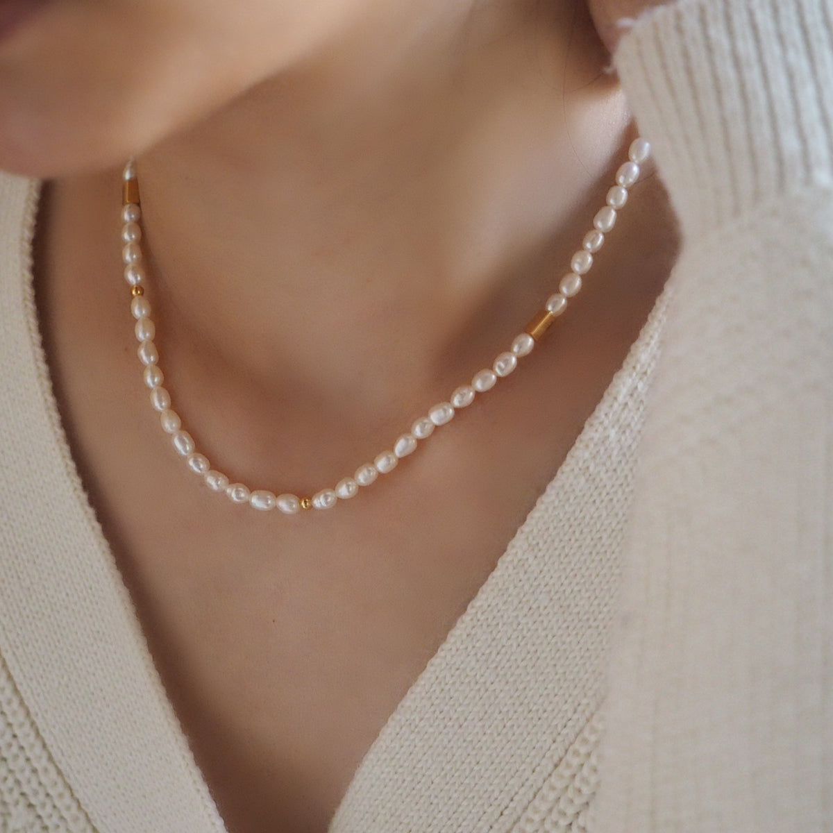 Voleta Pearls Mixed Necklace - éclater jewellery