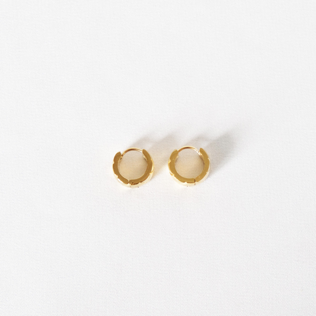 Emily Cross Hoop Earrings