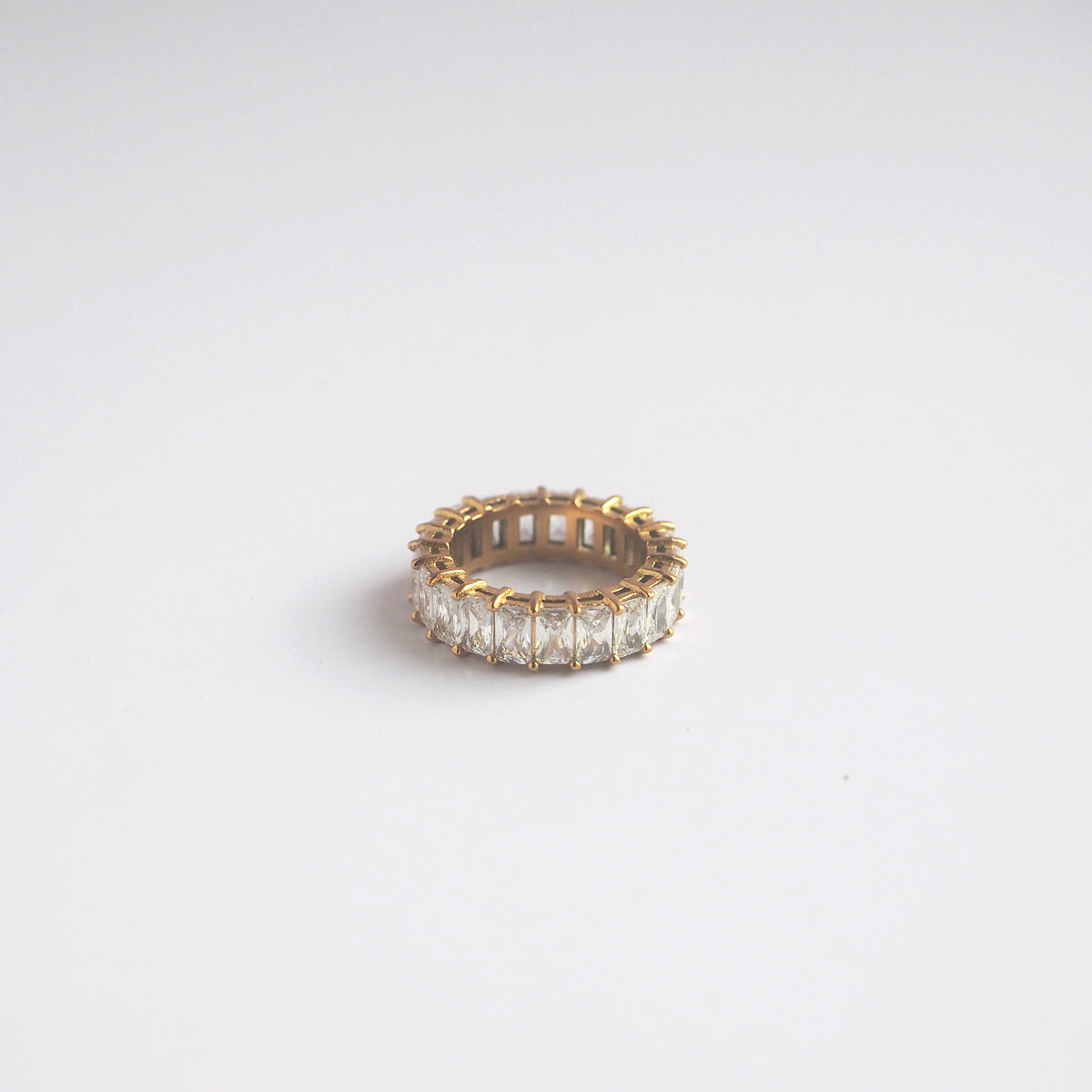 Bailey Baguette Cubic Zirconia Ring