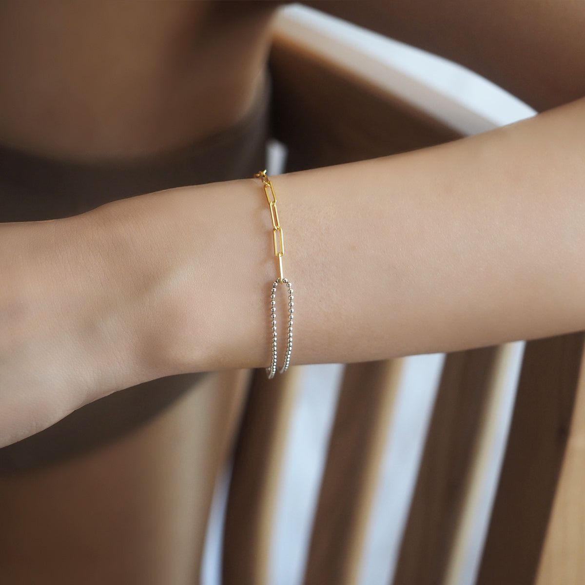 Jozsa Mixed-tone Bracelet