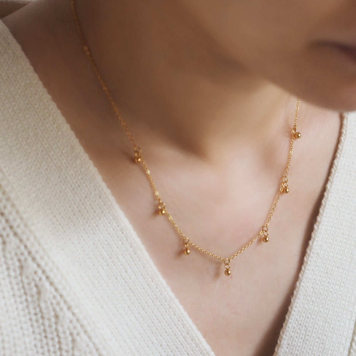 Albi Drop Balls Necklace - éclater jewellery