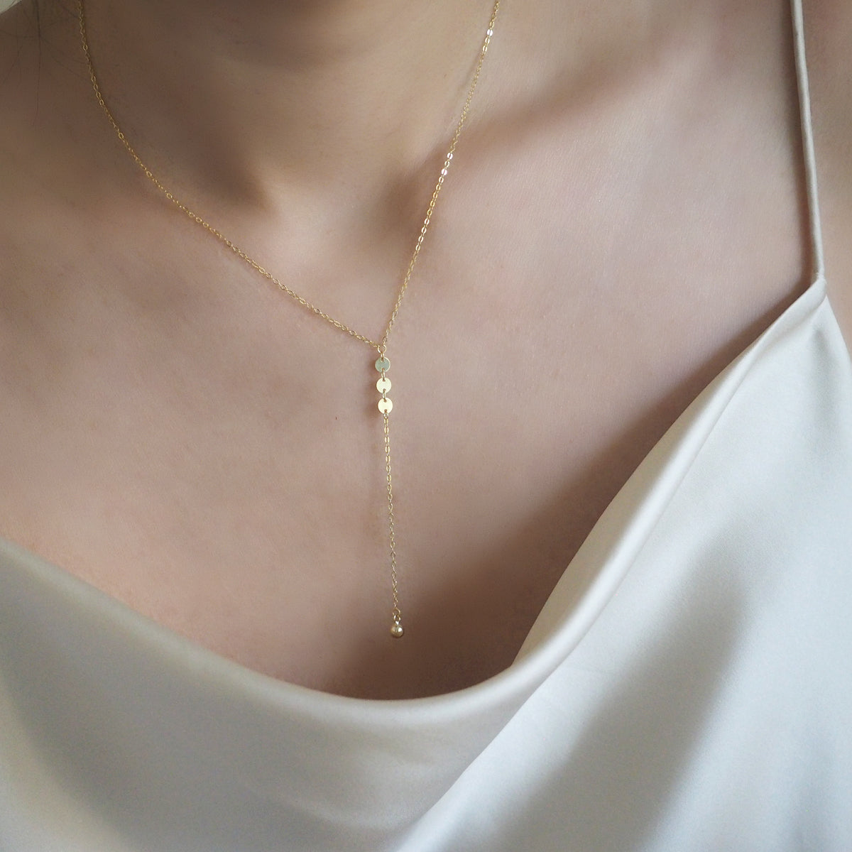 Bonny Disc Drop Ball Neclace - éclater jewellery